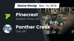 Recap: Pinecrest  vs. Panther Creek  2018