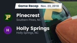 Recap: Pinecrest  vs. Holly Springs  2018