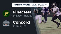 Recap: Pinecrest  vs. Concord  2019