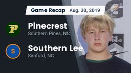 Recap: Pinecrest  vs. Southern Lee  2019