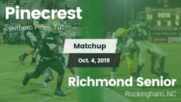Matchup: Pinecrest vs. Richmond Senior  2019