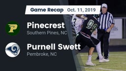 Recap: Pinecrest  vs. Purnell Swett  2019