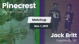 Matchup: Pinecrest vs. Jack Britt  2019
