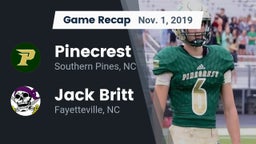 Recap: Pinecrest  vs. Jack Britt  2019