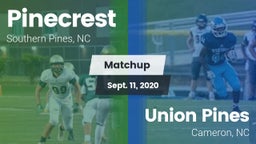 Matchup: Pinecrest vs. Union Pines  2020