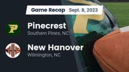 Recap: Pinecrest  vs. New Hanover  2023