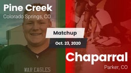 Matchup: Pine Creek vs. Chaparral  2020