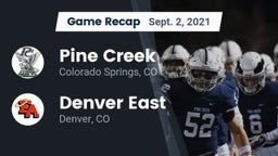 Recap: Pine Creek  vs. Denver East  2021