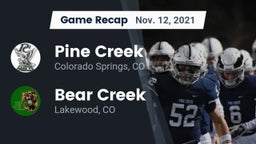 Recap: Pine Creek  vs. Bear Creek  2021