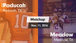 Matchup: Paducah vs. Meadow  2016