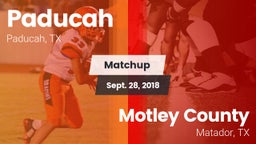 Matchup: Paducah vs. Motley County  2018