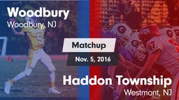 Matchup: Woodbury vs. Haddon Township  2016