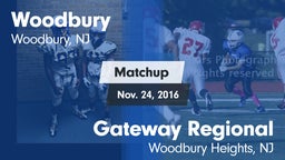 Matchup: Woodbury vs. Gateway Regional  2016