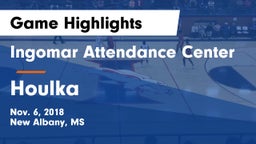 Ingomar Attendance Center vs Houlka Game Highlights - Nov. 6, 2018