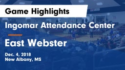 Ingomar Attendance Center vs East Webster Game Highlights - Dec. 4, 2018