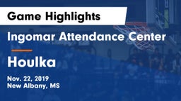 Ingomar Attendance Center vs Houlka Game Highlights - Nov. 22, 2019