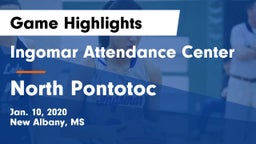 Ingomar Attendance Center vs North Pontotoc  Game Highlights - Jan. 10, 2020