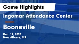 Ingomar Attendance Center vs Booneville Game Highlights - Dec. 19, 2020
