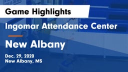 Ingomar Attendance Center vs New Albany Game Highlights - Dec. 29, 2020