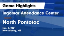 Ingomar Attendance Center vs North Pontotoc Game Highlights - Jan. 8, 2021