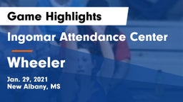 Ingomar Attendance Center vs Wheeler Game Highlights - Jan. 29, 2021