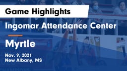 Ingomar Attendance Center vs Myrtle Game Highlights - Nov. 9, 2021