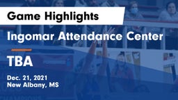 Ingomar Attendance Center vs TBA Game Highlights - Dec. 21, 2021