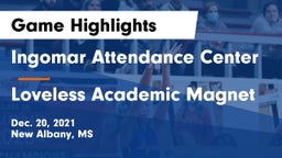 Ingomar Attendance Center vs Loveless Academic Magnet  Game Highlights - Dec. 20, 2021