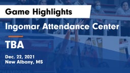 Ingomar Attendance Center vs TBA Game Highlights - Dec. 22, 2021