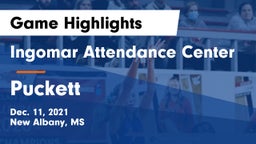 Ingomar Attendance Center vs Puckett  Game Highlights - Dec. 11, 2021