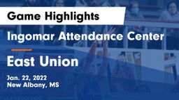 Ingomar Attendance Center vs East Union  Game Highlights - Jan. 22, 2022