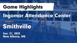 Ingomar Attendance Center vs Smithville Game Highlights - Jan. 21, 2022