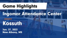 Ingomar Attendance Center vs Kossuth  Game Highlights - Jan. 27, 2022