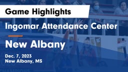 Ingomar Attendance Center vs New Albany  Game Highlights - Dec. 7, 2023