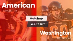 Matchup: American vs. Washington  2017