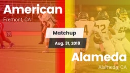 Matchup: American vs. Alameda  2018