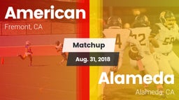Matchup: American vs. Alameda  2018
