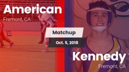 Matchup: American vs. Kennedy  2018