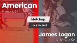 Matchup: American vs. James Logan  2018