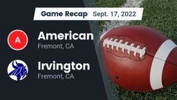 Recap: American  vs. Irvington  2022