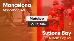 Matchup: Mancelona vs. Suttons Bay  2016