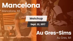 Matchup: Mancelona vs. Au Gres-Sims  2017