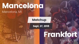 Matchup: Mancelona vs. Frankfort  2018