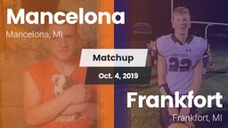 Matchup: Mancelona vs. Frankfort  2019