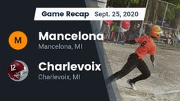 Recap: Mancelona  vs. Charlevoix  2020