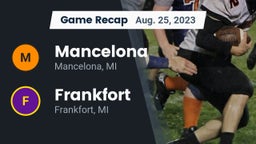 Recap: Mancelona  vs. Frankfort  2023