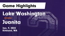 Lake Washington  vs Juanita Game Highlights - Jan. 9, 2024