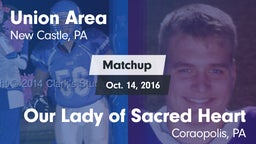 Matchup: Union Area vs. Our Lady of Sacred Heart  2016