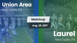 Matchup: Union Area vs. Laurel  2017