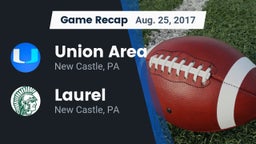 Recap: Union Area  vs. Laurel  2017